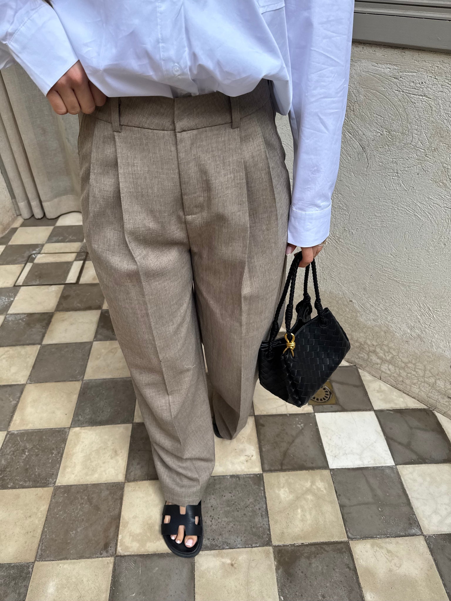Pantalon DÉNIA taupe (68812)