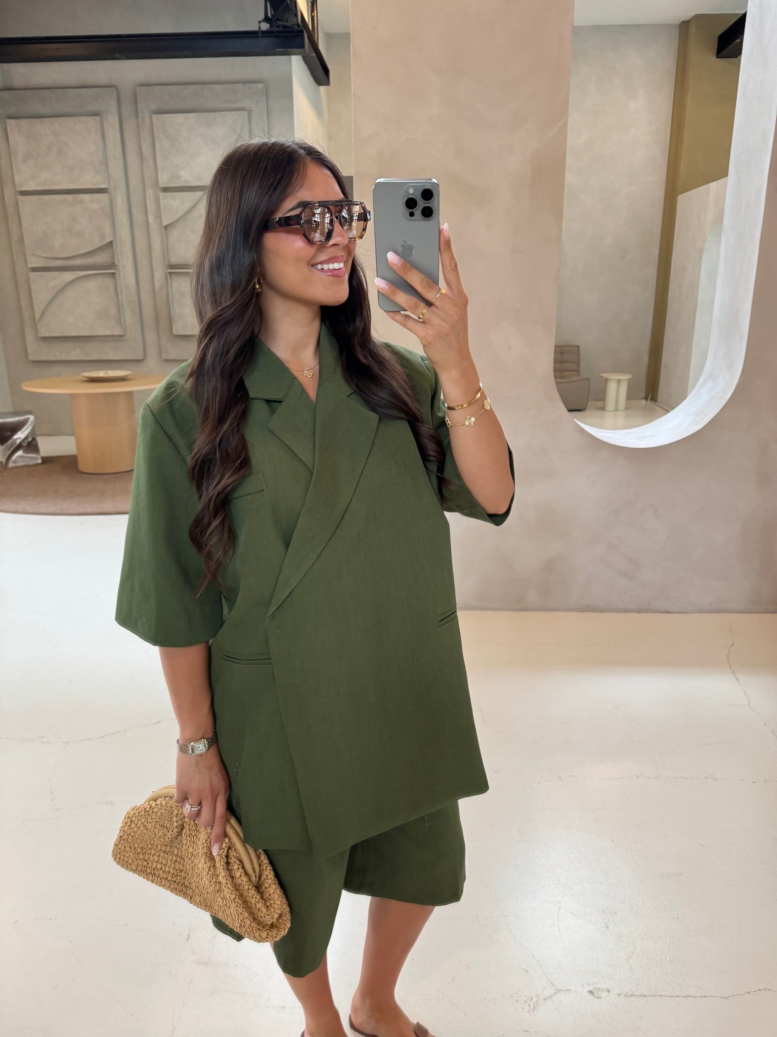 Blazer PAULINE vert