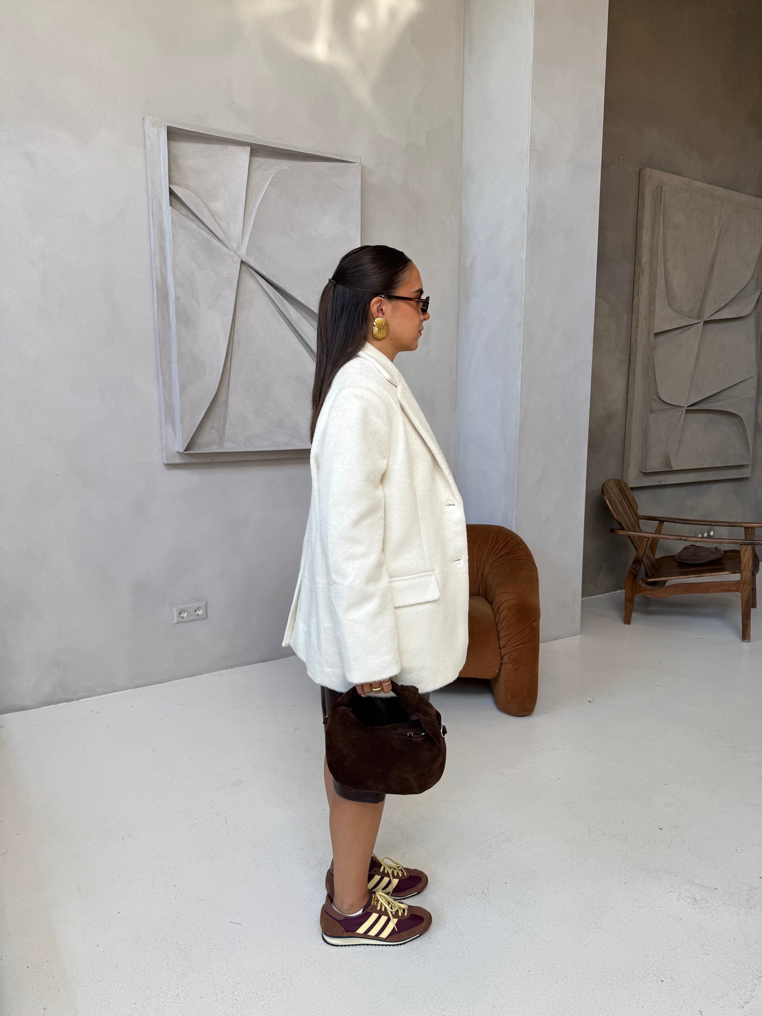 Blazer SALOME épais blanc (W2321)
