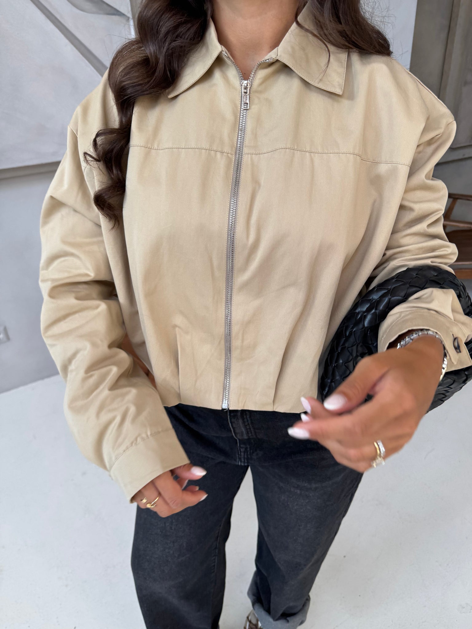 Veste ZIP beige (11388)