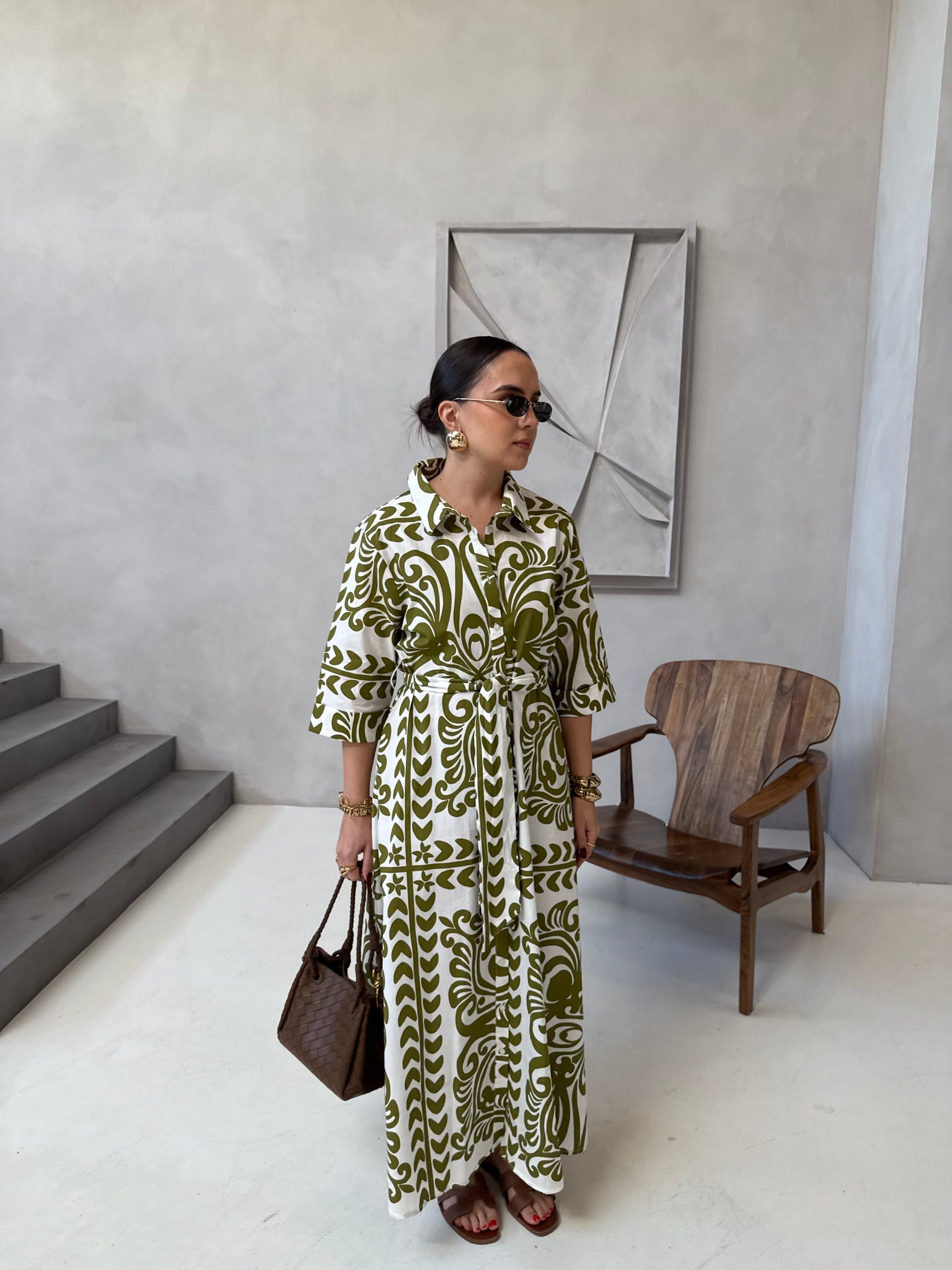 Robe BIBA verte