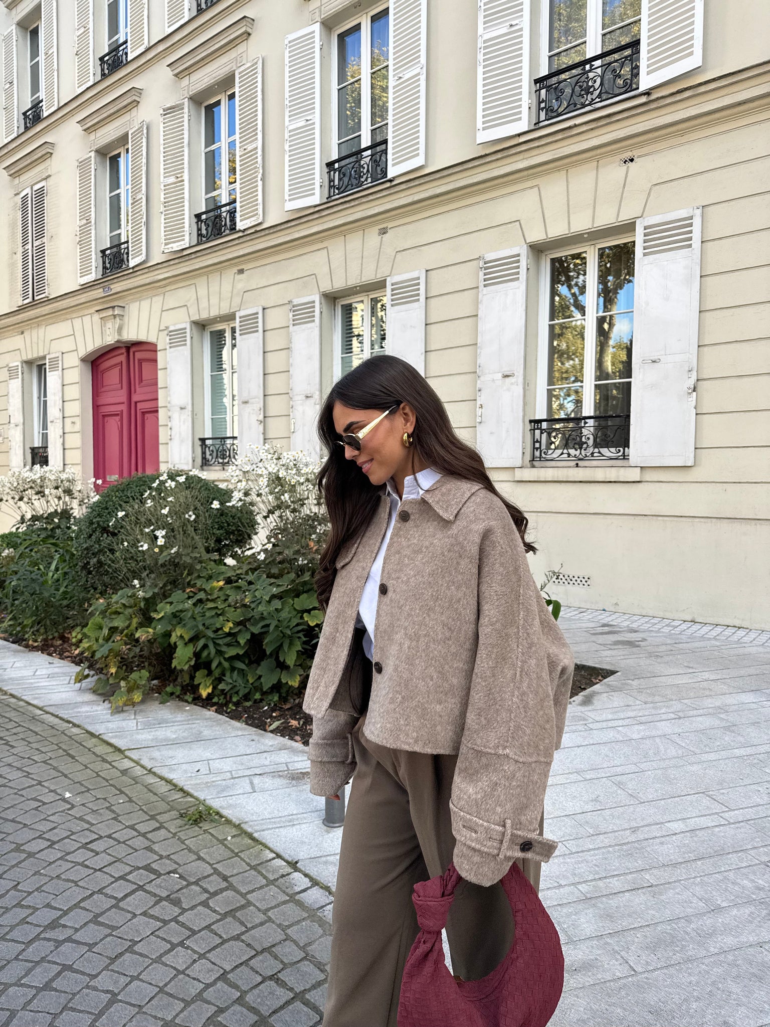 Manteau court MC taupe