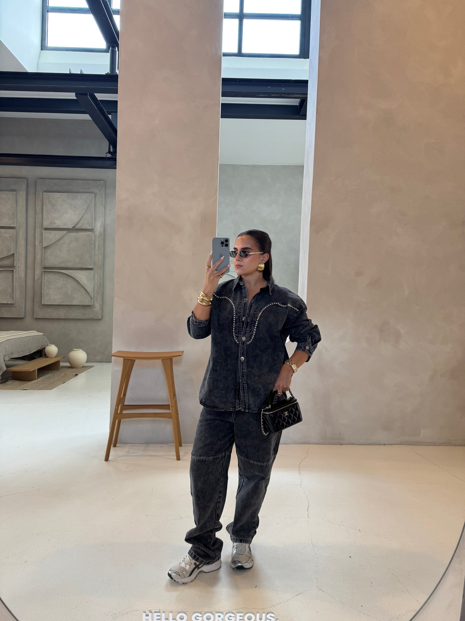 Ensemble GIA pantalon gris