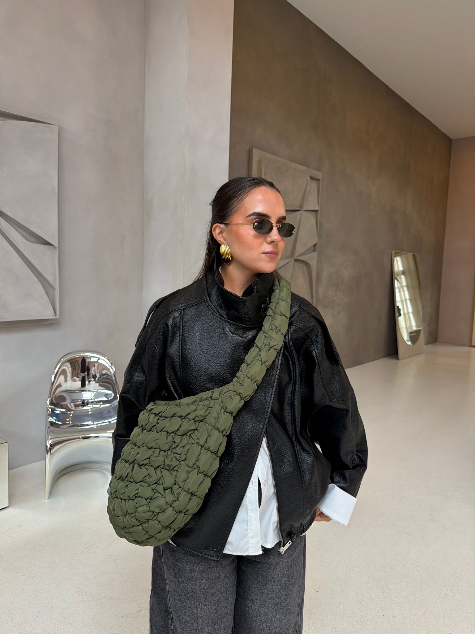 Sac NINI à bandoulière kaki