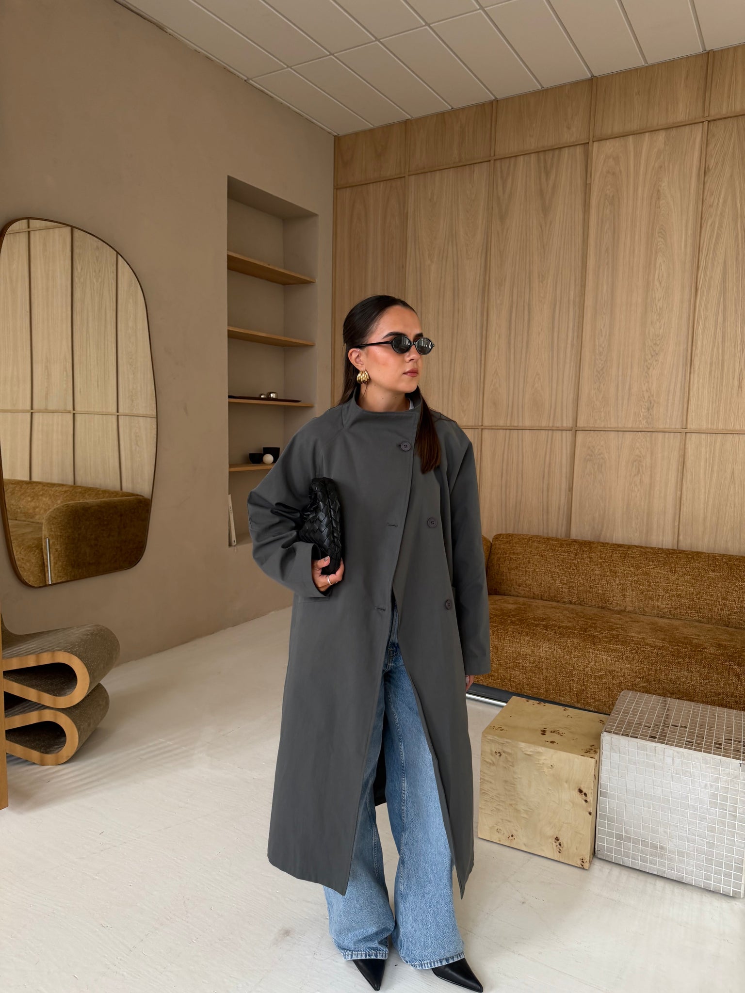 Trench KATIA gris (MA7237)