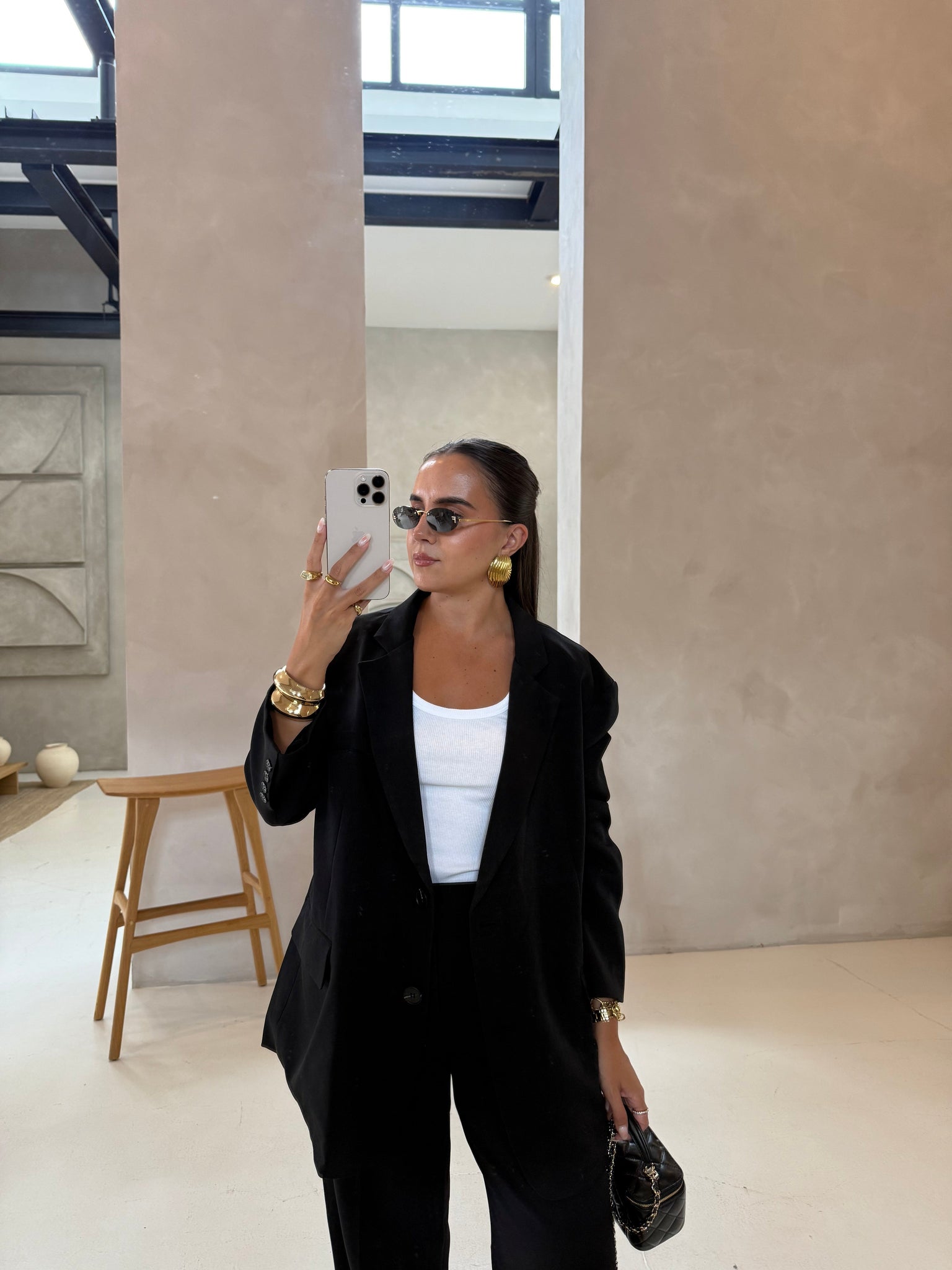 Pantalon SANA noir (L025)