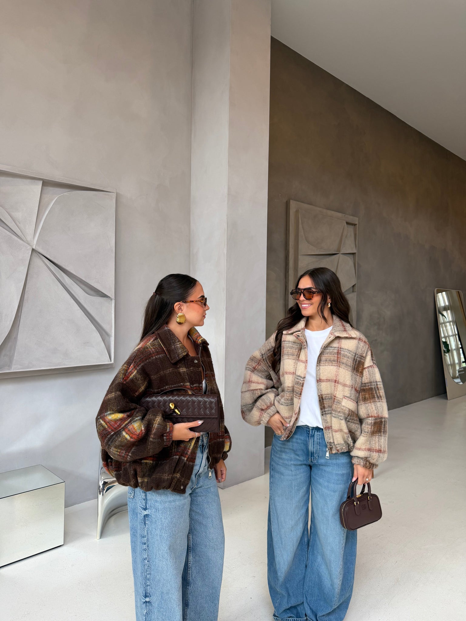 Veste DELIA OVERSIZE laine beige