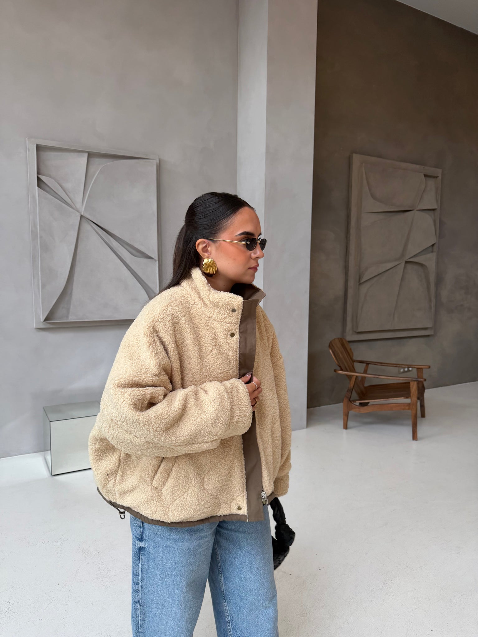 Bomber kaki réversible (24261038)