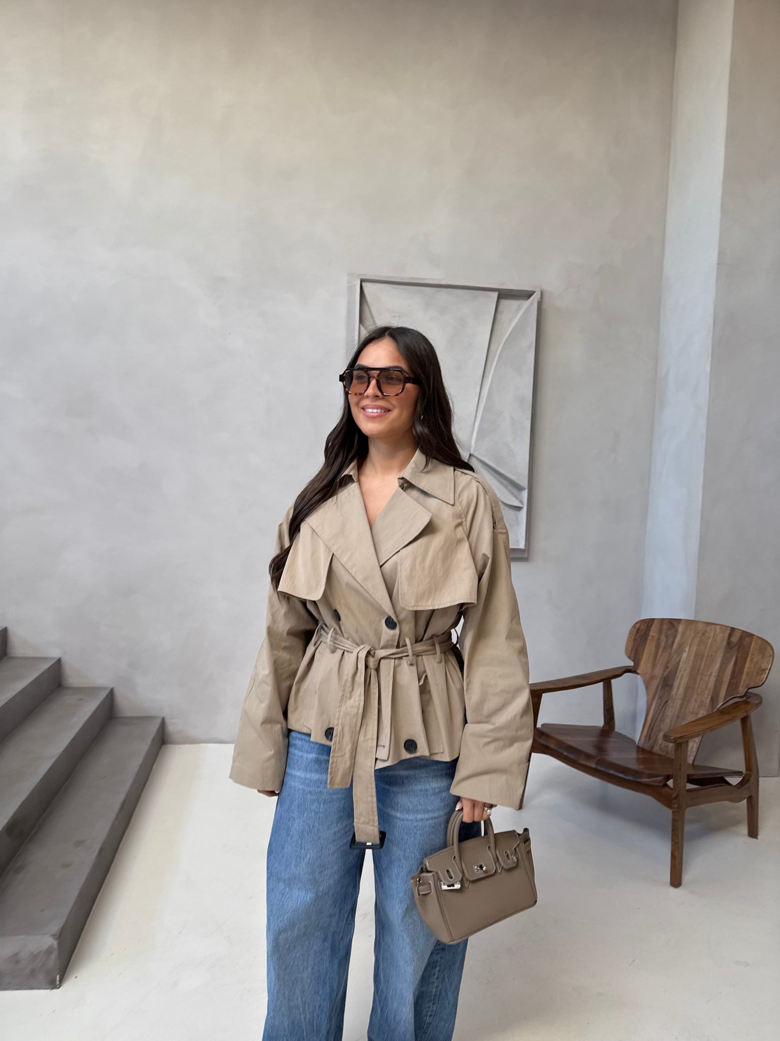 Trench court LOLA taupe (W24740)