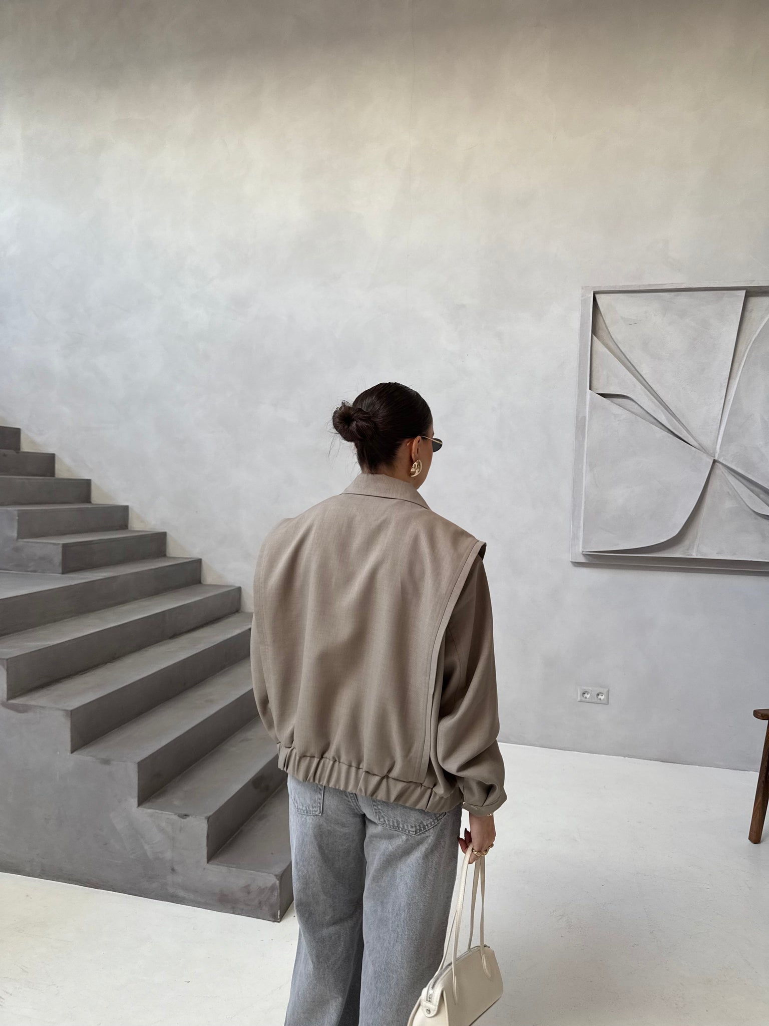 Veste ISA taupe (W24753)