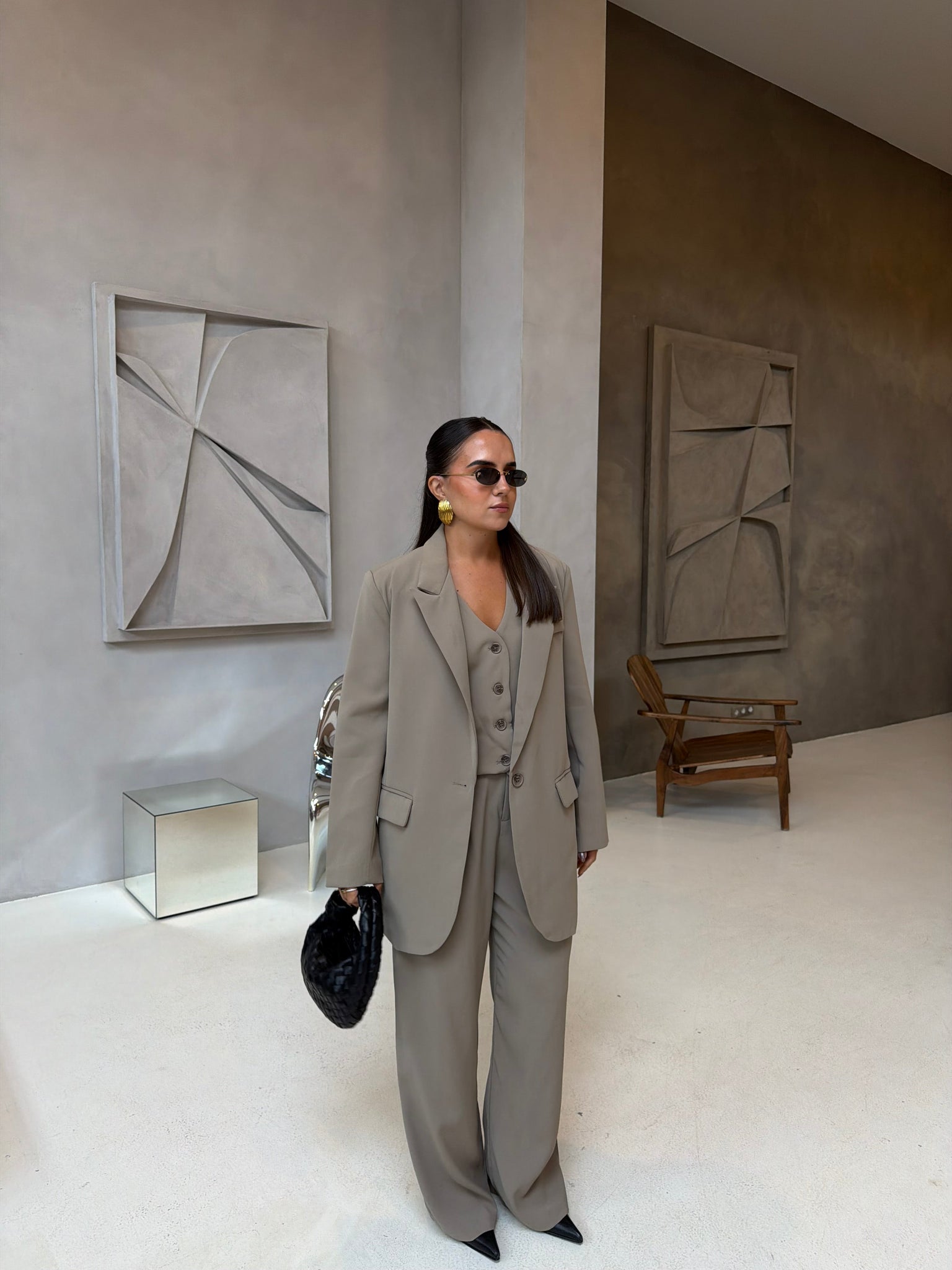 Ensemble 3 pièces MELANA taupe (EC1632)