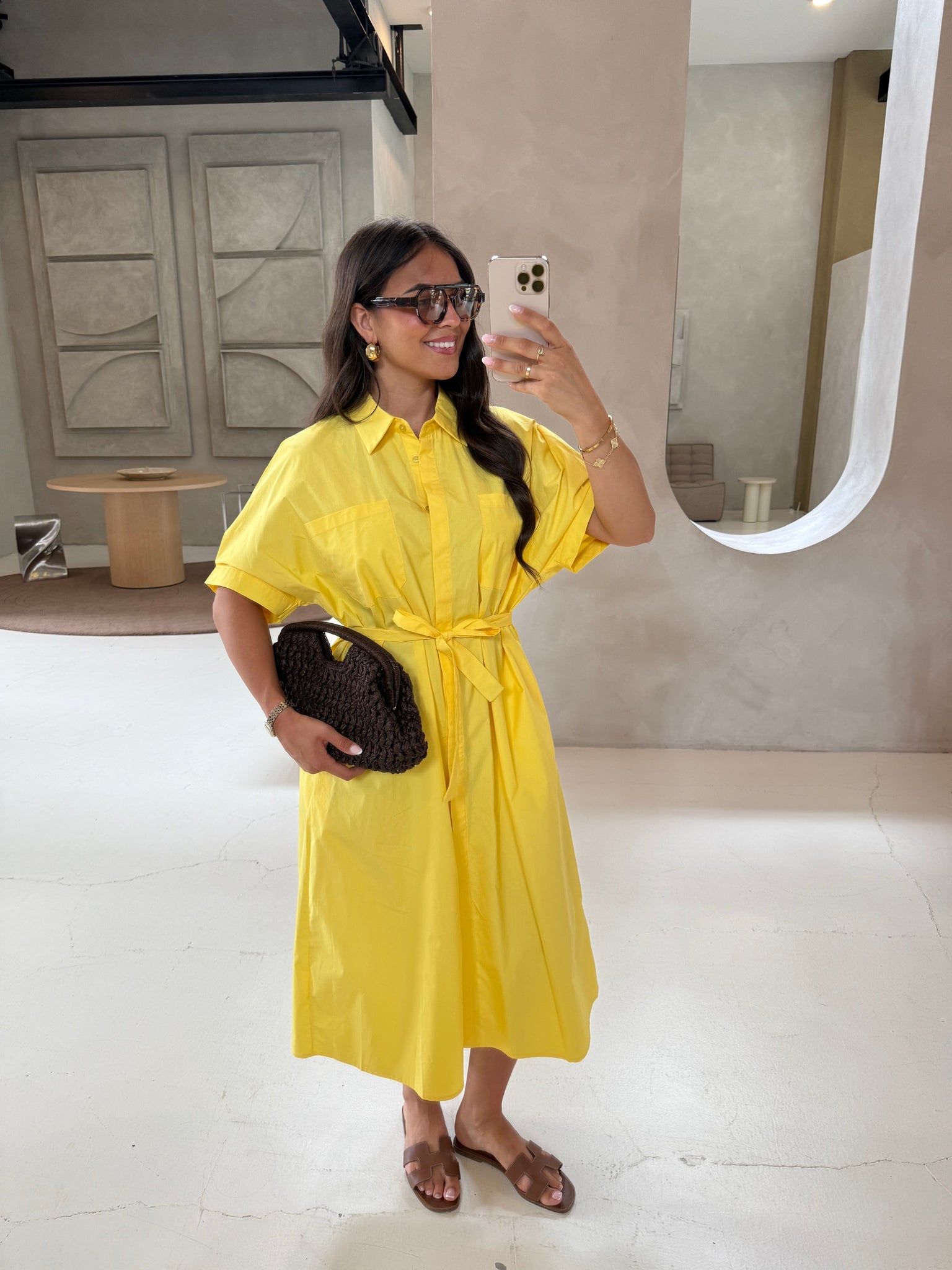 Robe MARVA jaune (KC839)