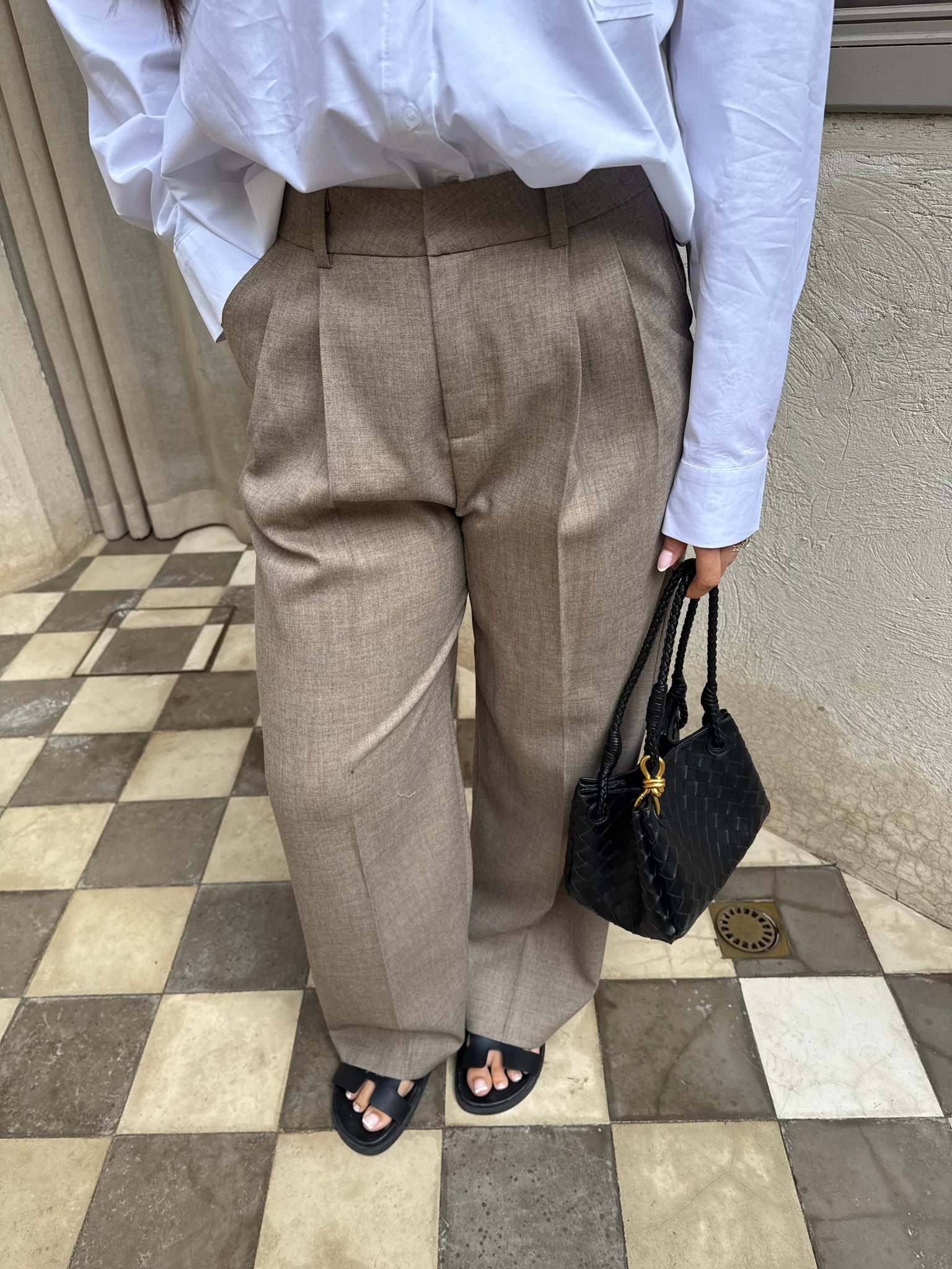 Pantalon DÉNIA taupe (68812)