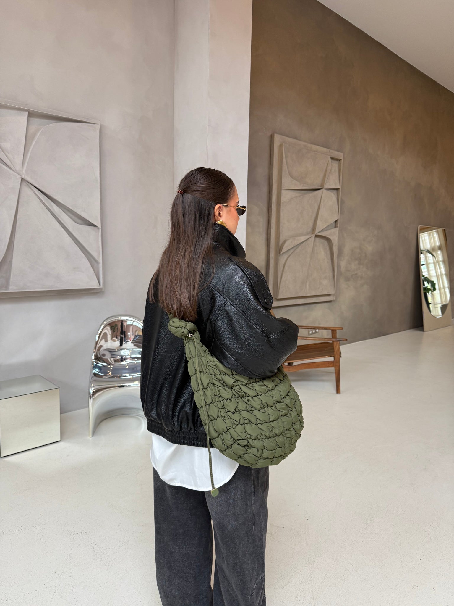 Sac NINI à bandoulière kaki