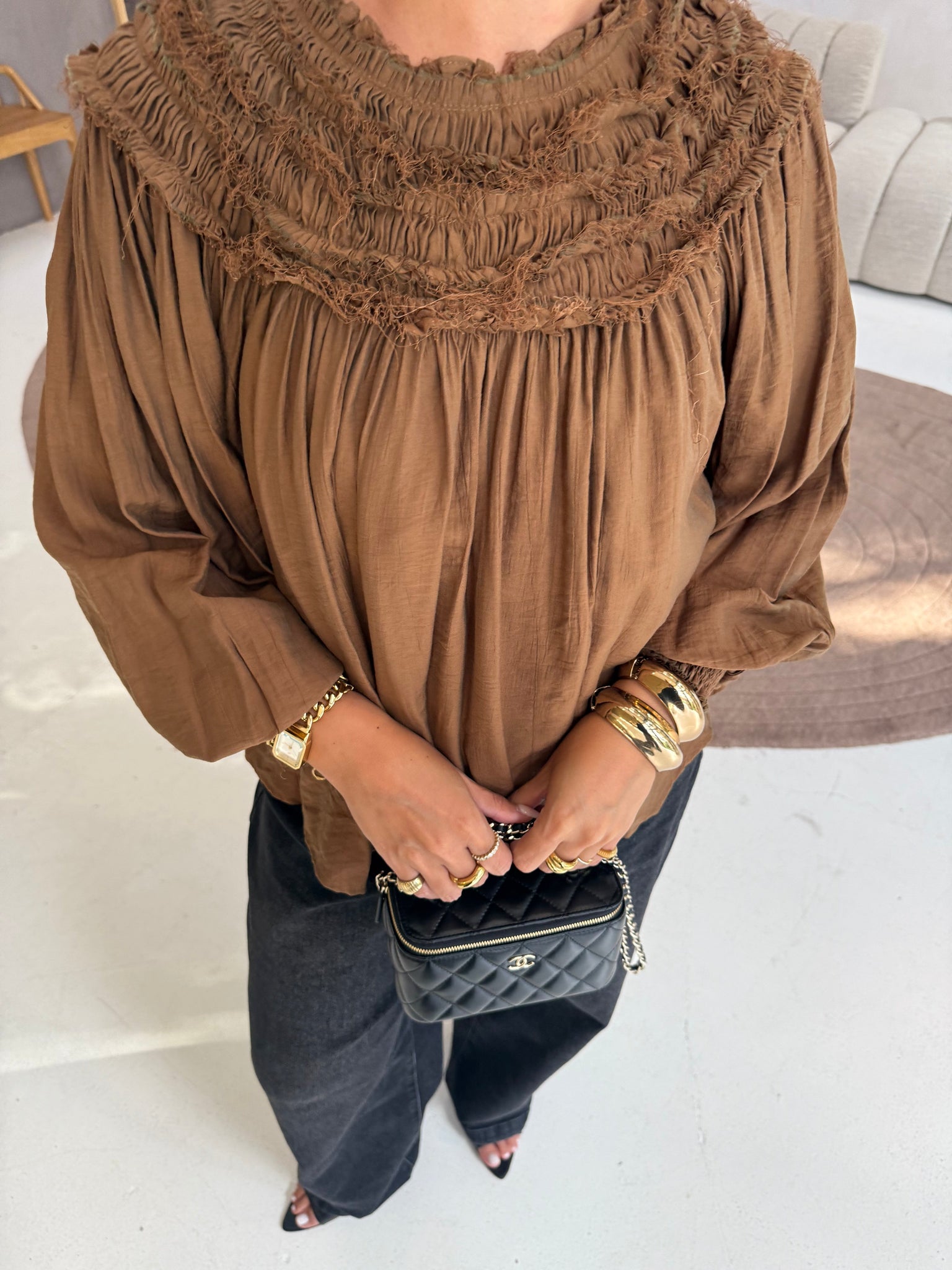 Chemise NAY ocre (JY5106)
