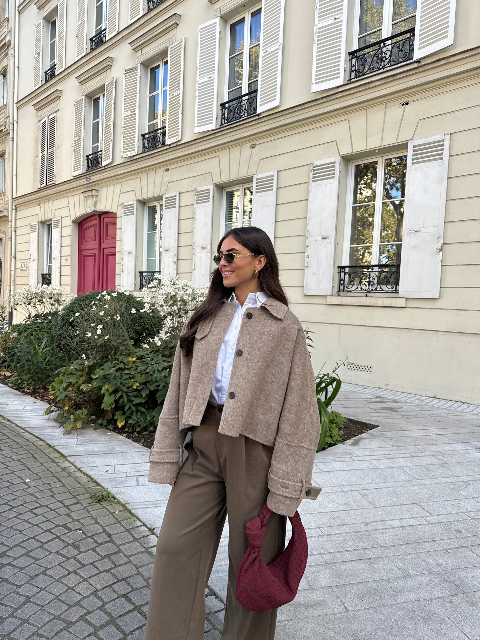 Manteau court MC taupe