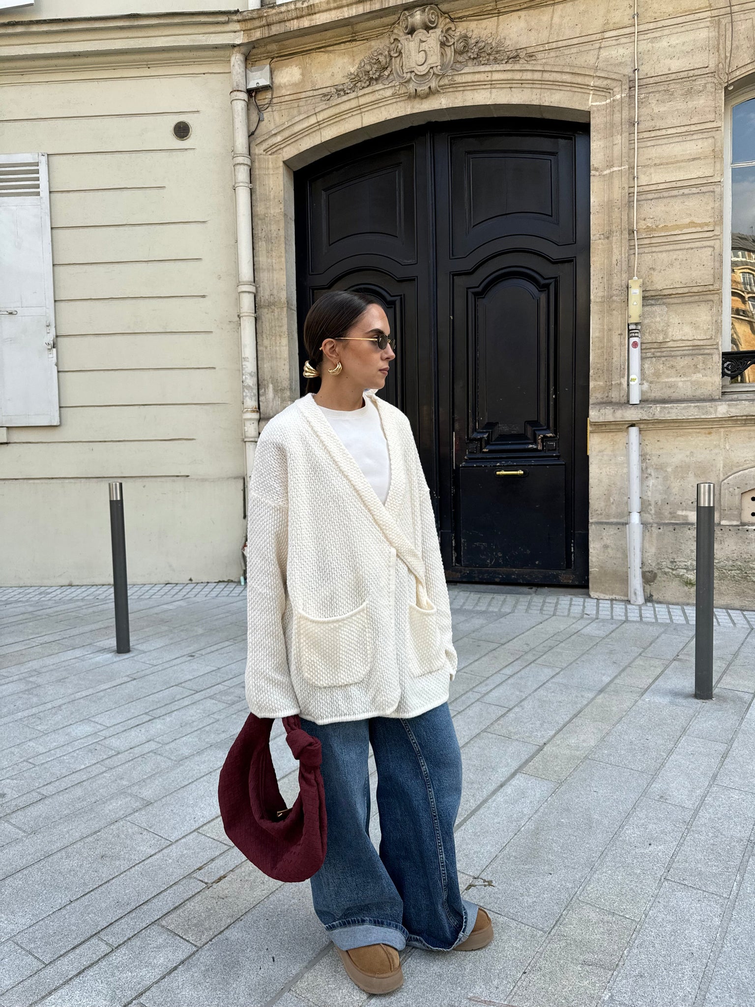 Gilet KOKO maille crème (6051)