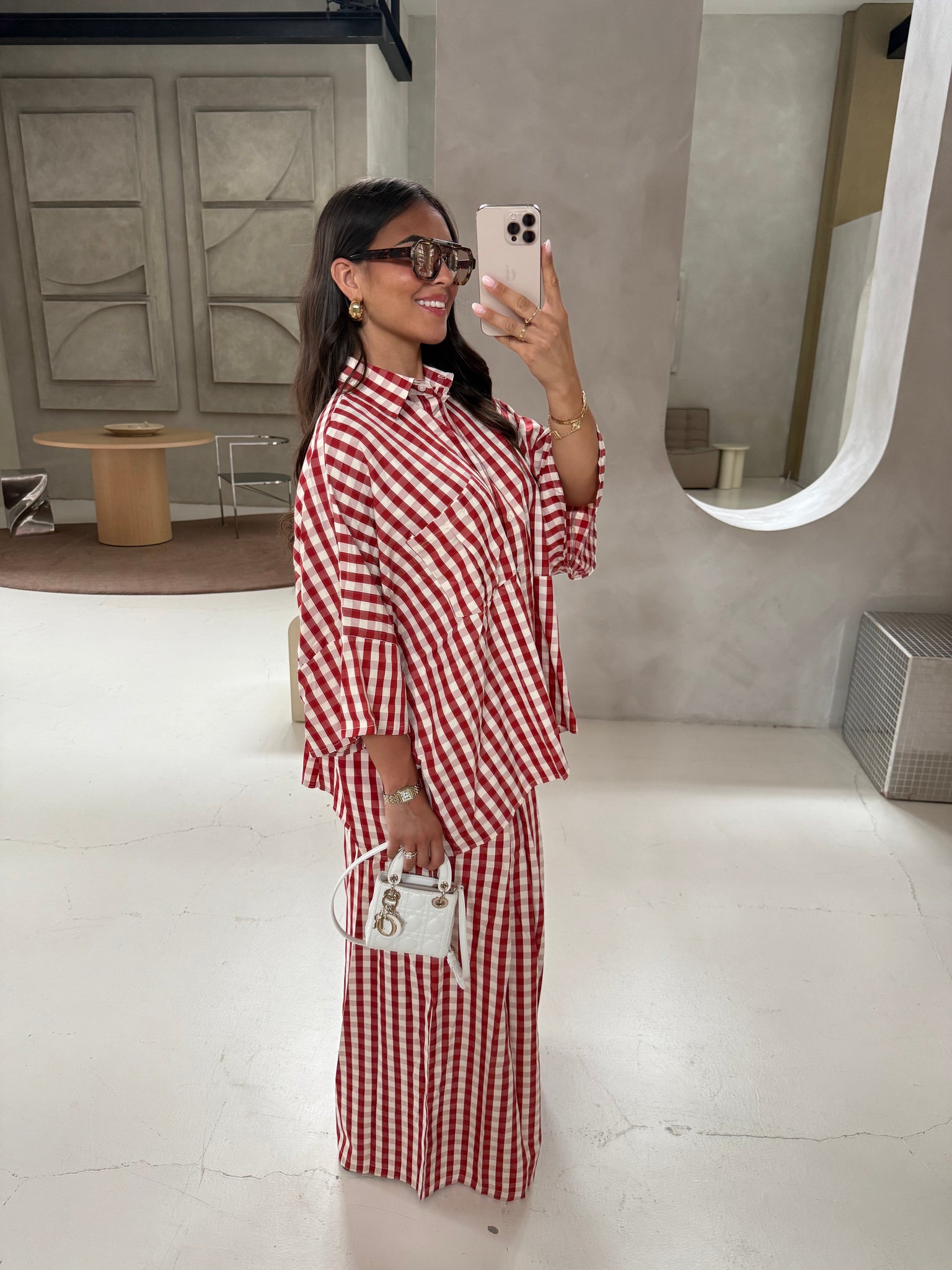 Ensemble ALINE rouge