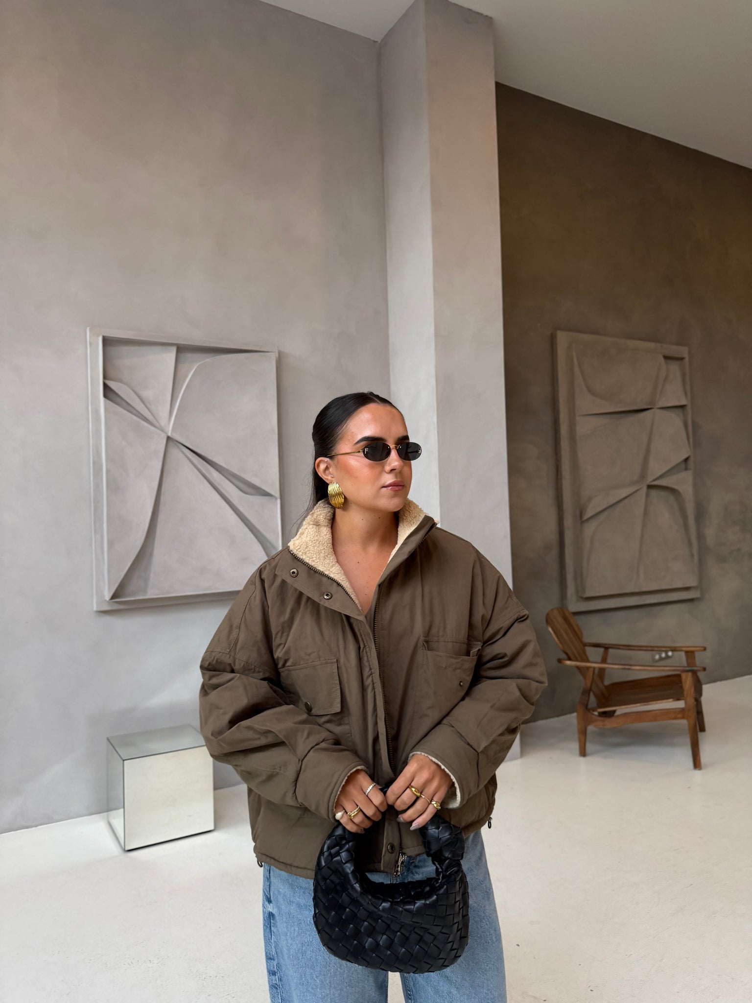 Bomber kaki réversible (24261038)