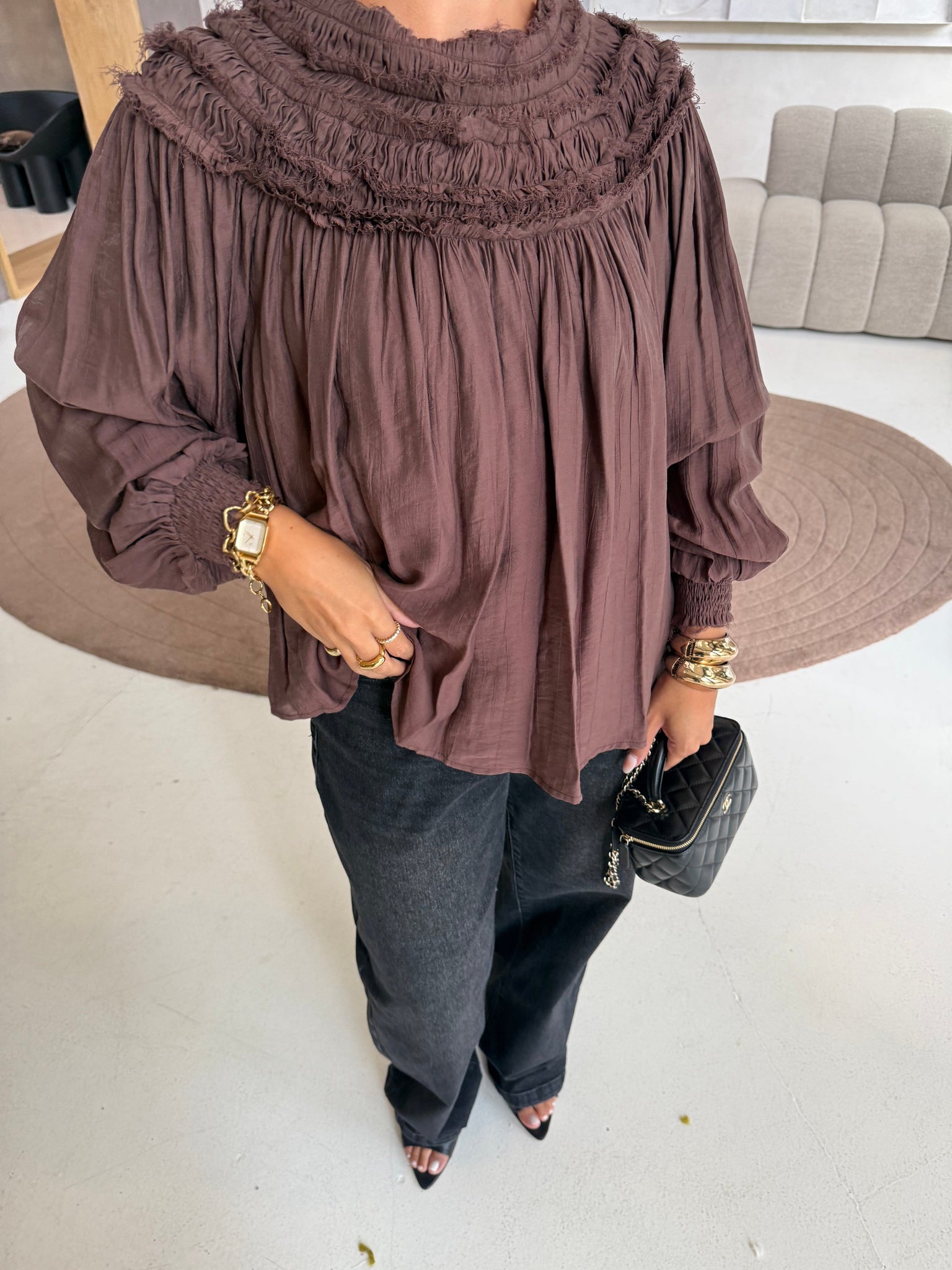 Chemise NAY violet (JY5106)