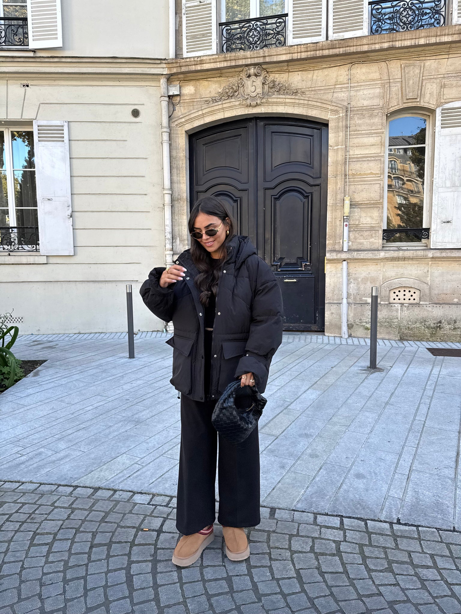 Doudoune ESTAN noire (J001-1)