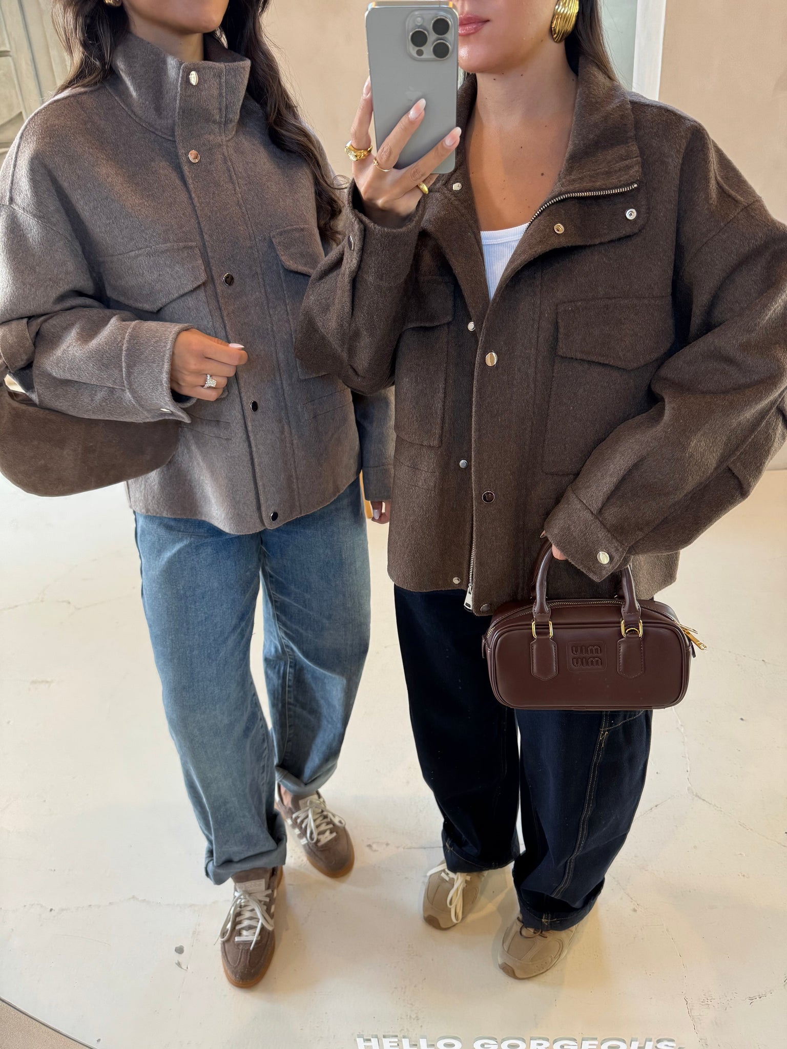 Manteau LANA marron (M2539)