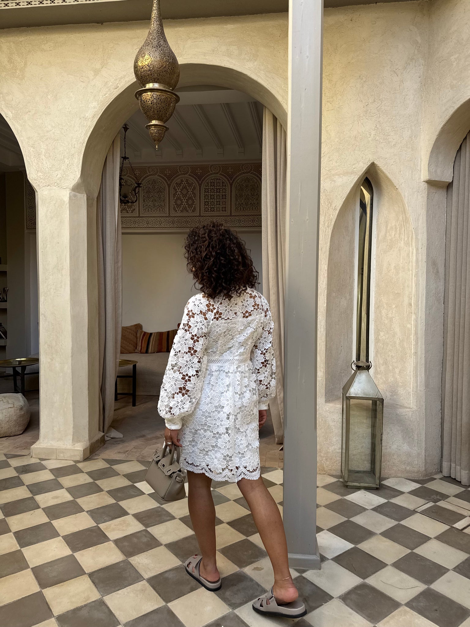 Robe ELEANE blanche (A68553)
