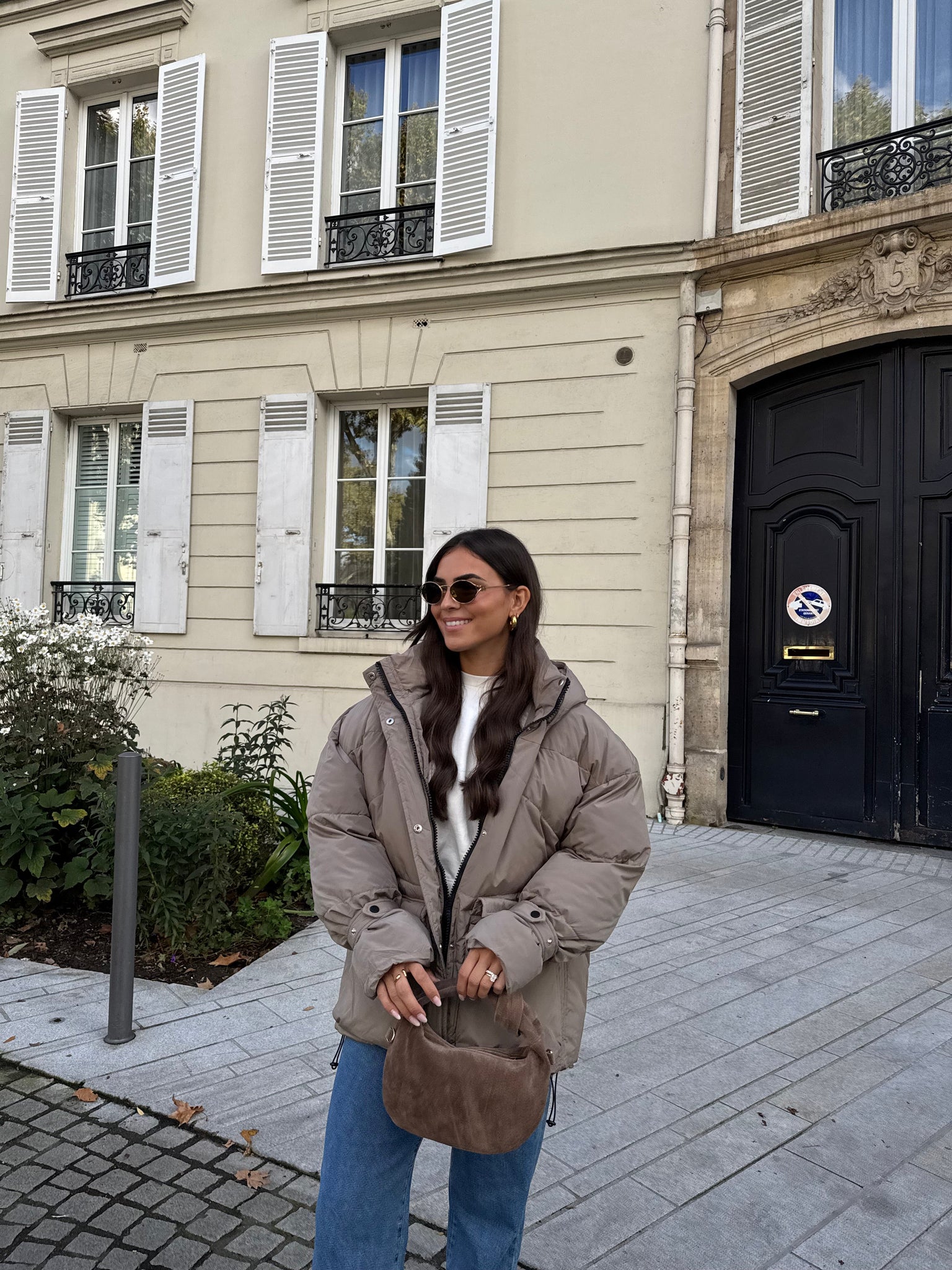 Doudoune ESTAN taupe (J001-3)