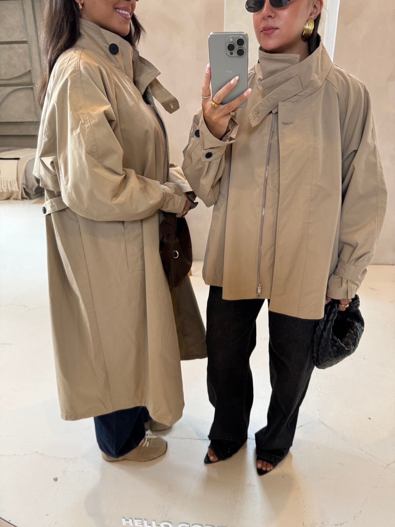 Trench long ZAZA beige (3185)