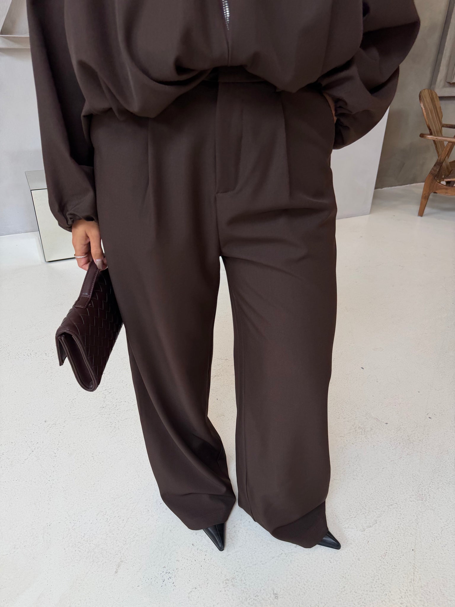 Pantalon IVIVI marron (h4374)