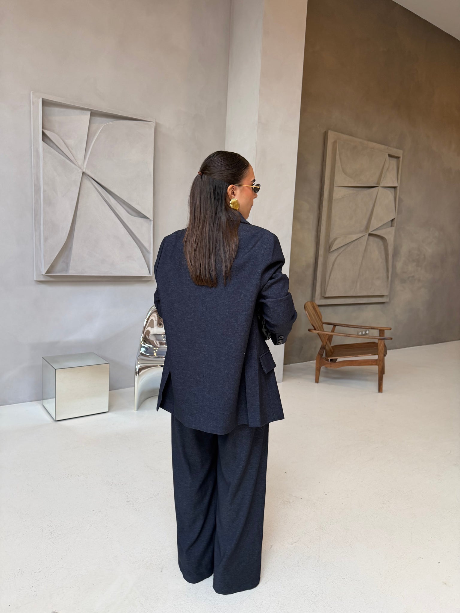 Blazer bleu jean (53032A)