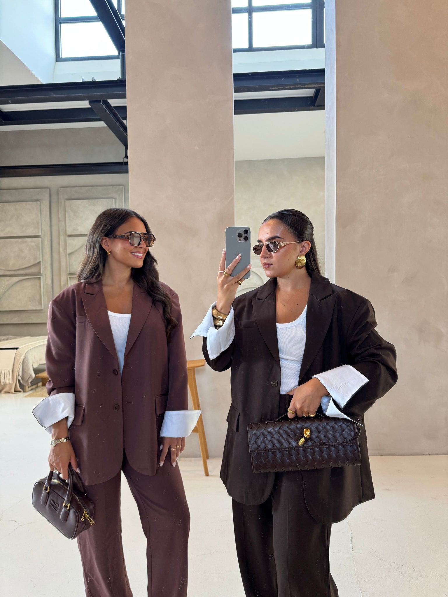 Pantalon BILI acajou (m756)